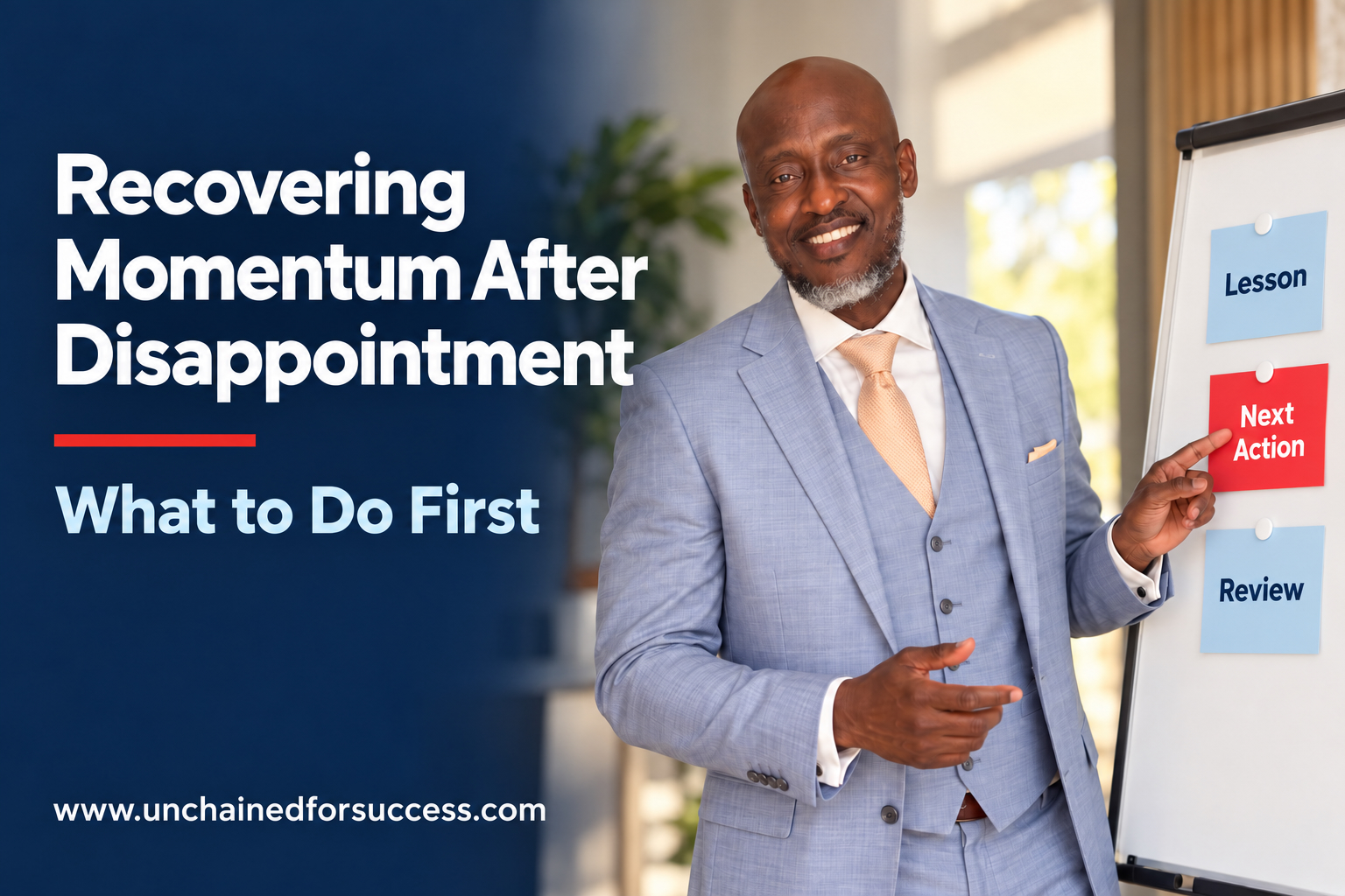 Recovering Momentum After Disappointment: What to Do First