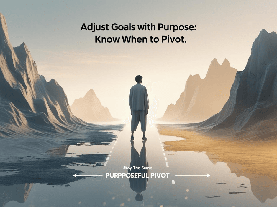 Adjust Goals with Purpose: Know When to Pivot