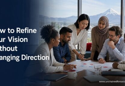 How to Refine Your Vision Without Changing Direction How to Refine Your Vision Without Changing
